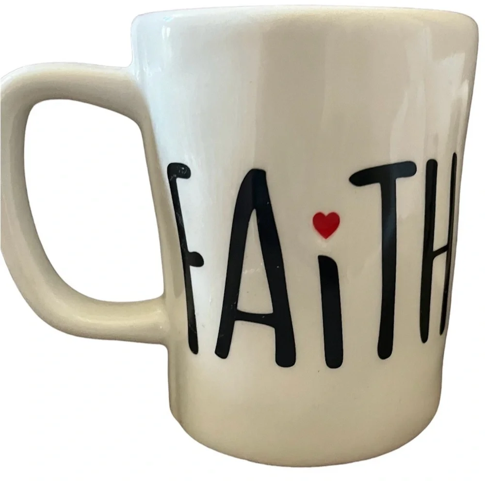 Cracker barrel home faith family love dish & mug set stand 9 piece stoneware